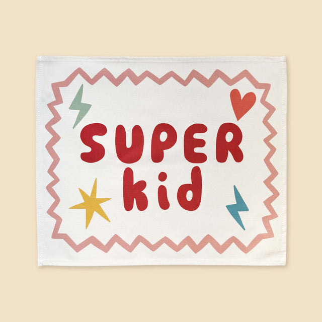 Kid of the Village Super Kid Banner - Red