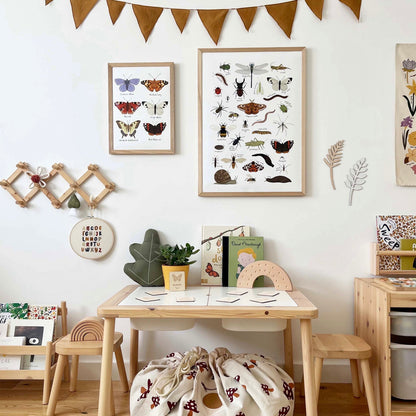 Kid of the Village Butterflies Fine Art Print