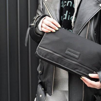 Tiba + Marl Etta Changing Clutch - Black Woven