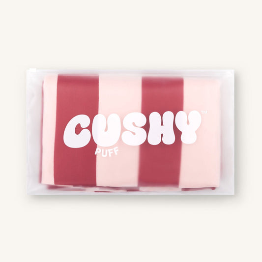 Cushy Puff Pillow Case - Raspberry Ripple
