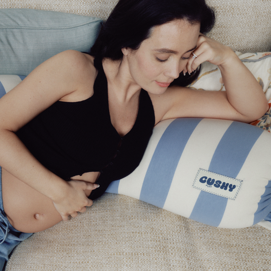 Cushy Puff Pillow Case - Sky Blue