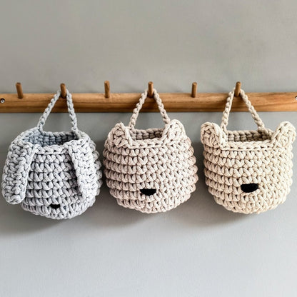 Zuri House Bear Basket - Beige