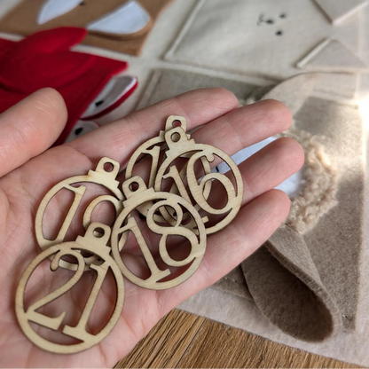 MiniCamp Felt Pocket Wall Organiser - Animals