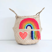 Bellybambino Rainbow & Heart Basket - Large