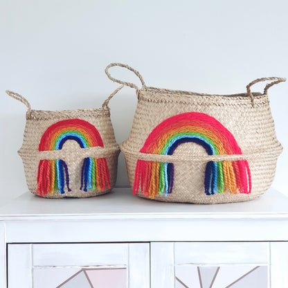 Bellybambino Vivid Tassel Basket - Extra Large