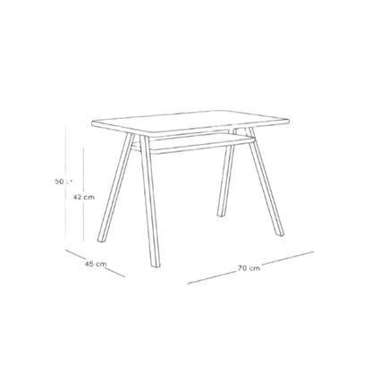 Nobodinoz Growing Green Collection Blush solid wood table