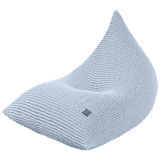 Zuri House Knitted Bean Bag - Baby Blue