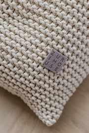 Zuri House Knitted Bean Bag - Beige