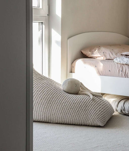 Zuri House Knitted Bean Bag - Ivory