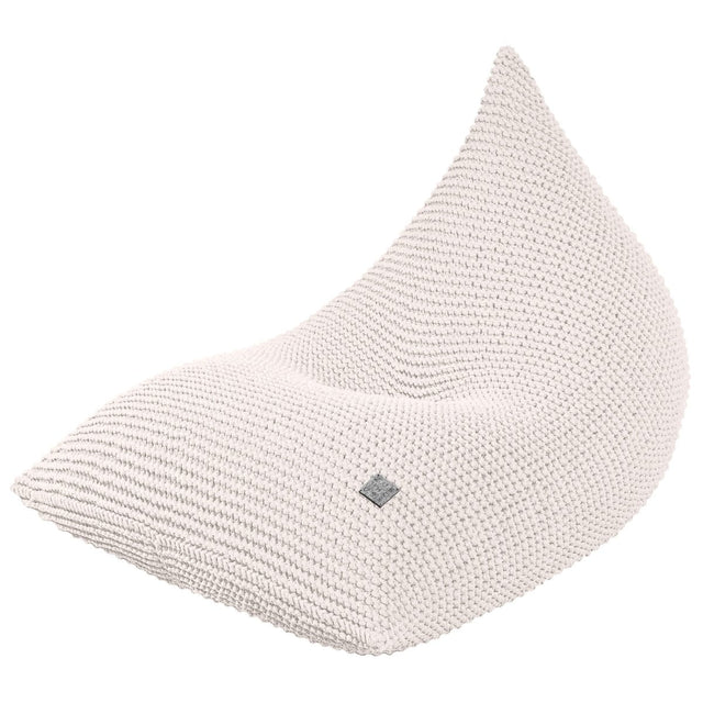 Zuri House Knitted Bean Bag - Ivory