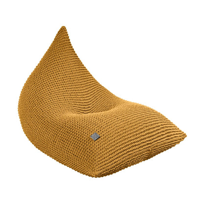 Zuri House Knitted Bean Bag - Mustard