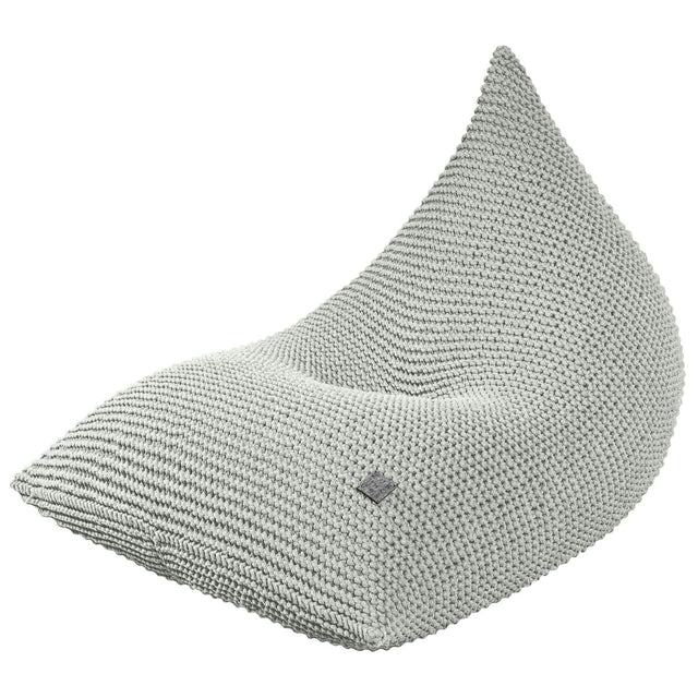 Zuri House Knitted Bean Bag - Light Olive