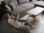 Zuri House Knitted Bean Bag - Mocha