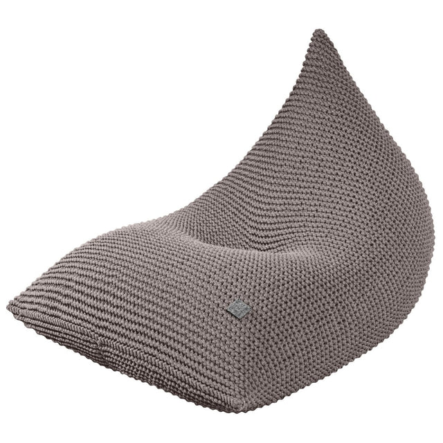 Zuri House Knitted Bean Bag - Mocha