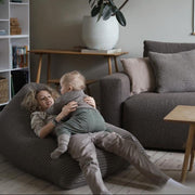 Zuri House Knitted Bean Bag - Mocha
