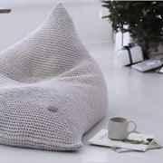 Zuri House Knitted Bean Bag - Oatmeal