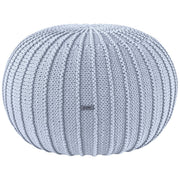 Zuri House Knitted Pouffe - Baby Blue