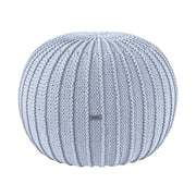 Zuri House Knitted Pouffe - Baby Blue