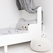 Zuri House Knitted Pouffe - Ivory