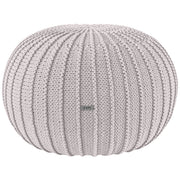 Zuri House Knitted Pouffe - Oatmeal