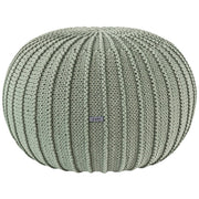 Zuri House Knitted Pouffe - Sage