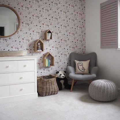 Zuri House Knitted Pouffe - Oatmeal
