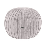 Zuri House Knitted Pouffe - Oatmeal
