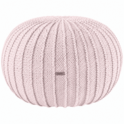 Zuri House Knitted Pouffe - Pale Pink