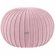 Zuri House Knitted Pouffe - Powder Pink