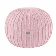 Zuri House Knitted Pouffe - Powder Pink