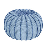 Zuri House Knitted Pouffe Ziggy - Baby Blue