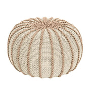 Zuri House Knitted Pouffe Ziggy - Beige