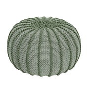 Zuri House Knitted Pouffe Ziggy - Light Olive