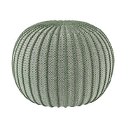 Zuri House Knitted Pouffe Ziggy - Light Olive