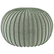 Zuri House Knitted Pouffe Ziggy - Light Olive