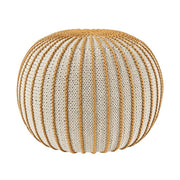 Zuri House Knitted Pouffe Ziggy - Mustard