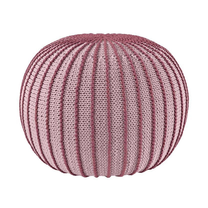 Zuri House Knitted Pouffe Ziggy - Powder Pink
