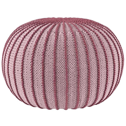 Zuri House Knitted Pouffe Ziggy - Powder Pink