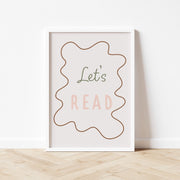 Autumns Corner Let's Read Art Print - Wavy Edition