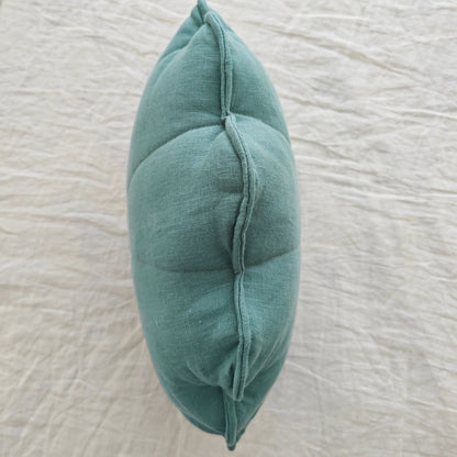 Minicamp Linen Seashell Cushion - Mint