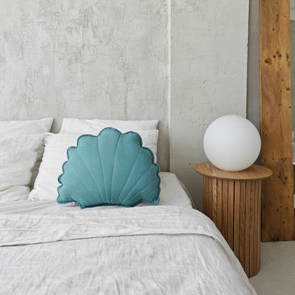 Minicamp Linen Seashell Cushion - Mint