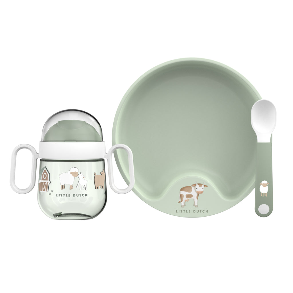 Little Dutch Mepal Baby 3 Piece Dinnerware Set Little Farm