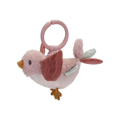 Little Dutch Pull & Shake Bird - Flowers & Butterflies