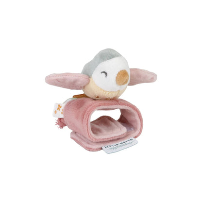 Little Dutch Wrist Rattle Bird - Flowers & Butterflies