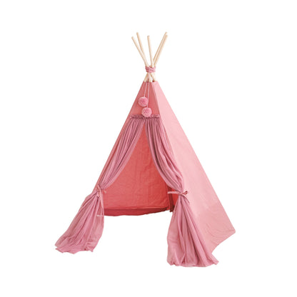 MiniCamp Fairy Teepee Play Tent With Tulle - Rose