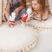 MiniCamp Tassel Throw Cushion - Ecru