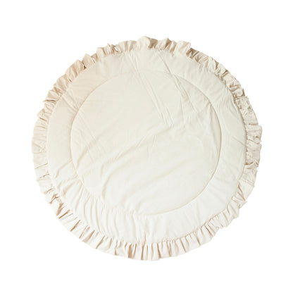 MiniCamp Ruffle Playmat - Ecru