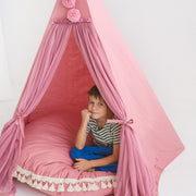 MiniCamp Fairy Teepee Play Tent With Tulle - Rose