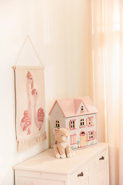 Little Dutch Wall Tapestry - Flamingo