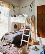 Oeuf NYC Perch Bunk Bed - White/Birch